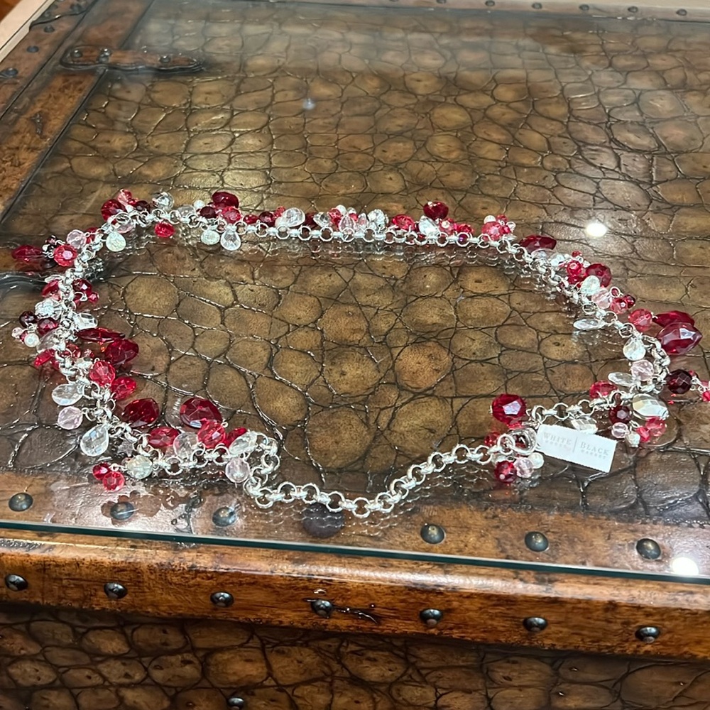 White House Black Market jeweled belt